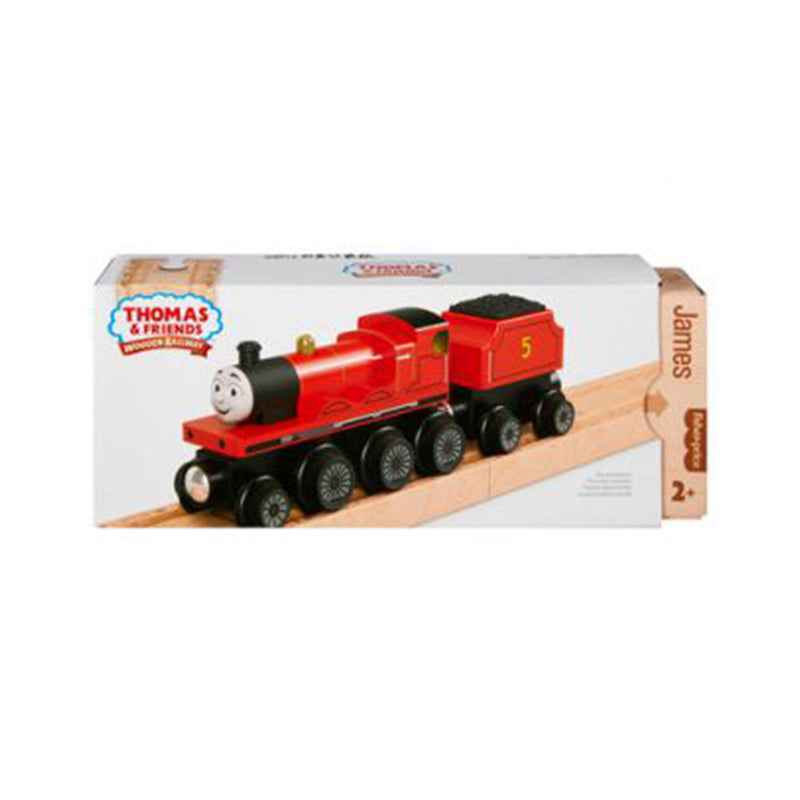 Drewniana lokomotywa i wagon węglowy Tomek i Przyjaciele