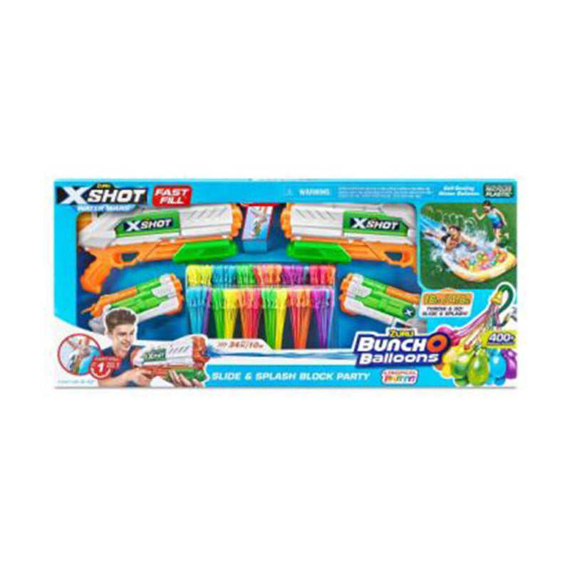 X-Shot and Bunch o Balloons Slide and Splash Party Pack
