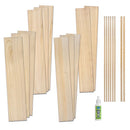Hobby Paulownia Wood Model Pack 20pcs