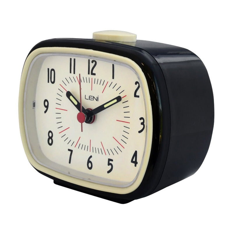 Leni Retro Bedside Desk Alarm Clock