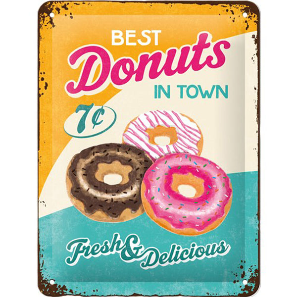 Nostalgic-Art Small Donuts Sign (15x20cm)