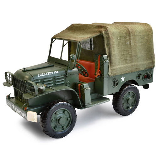 Green 1944 Military Army Truck Ornament (34x17x21.5cm)