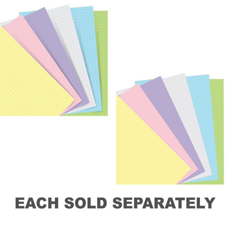 Filofax Pastel Personal Notepaper Refill 60pk