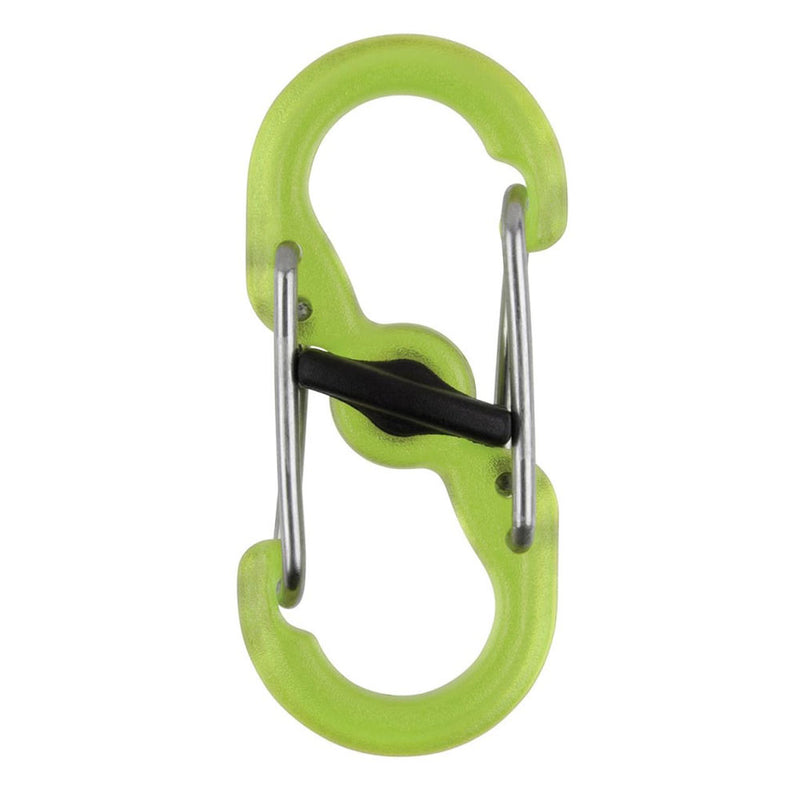 Nite Ize S-Biner Polycarbonate Microlock 2pk (Lime)