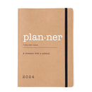 Letts 2024 Eco Writers Words Week do oglądania pamiętnika (Kraft)