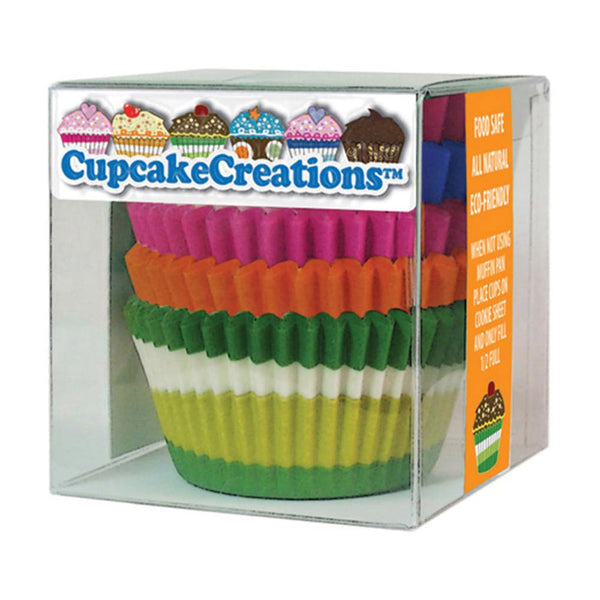 Standard Rainbow Cupcake Cups 80pk