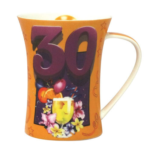 Biscay 30th Birthday Party Age Mug