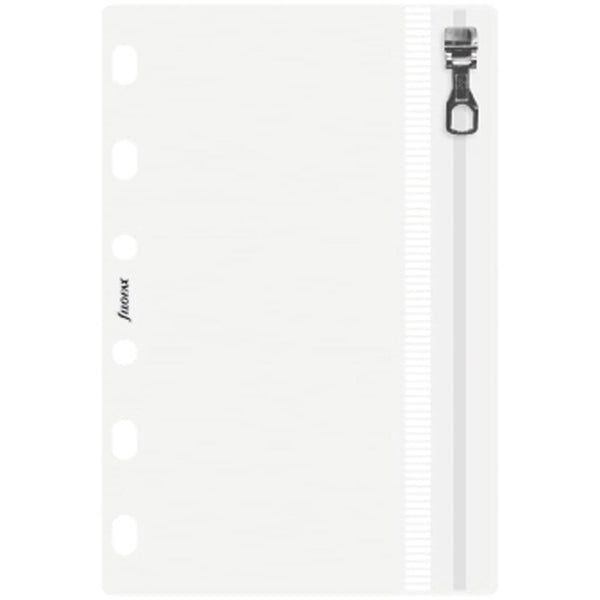 Filofax Pocket Transparent Zip Lock Envelope