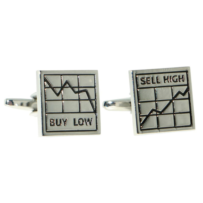 Share Trade Button Cufflinks