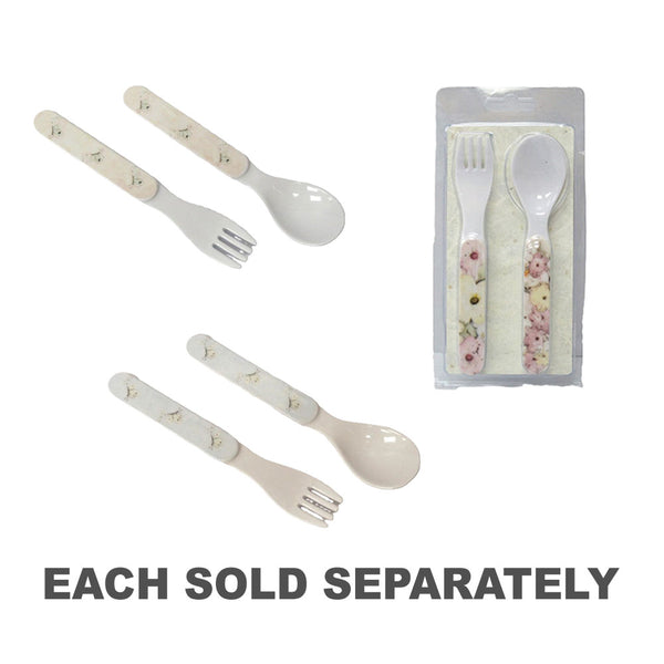 B-Parker L/W Melamine Fork and Spoon Set