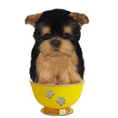 Realistic Dog Tea Cup Plush Toy 16cm