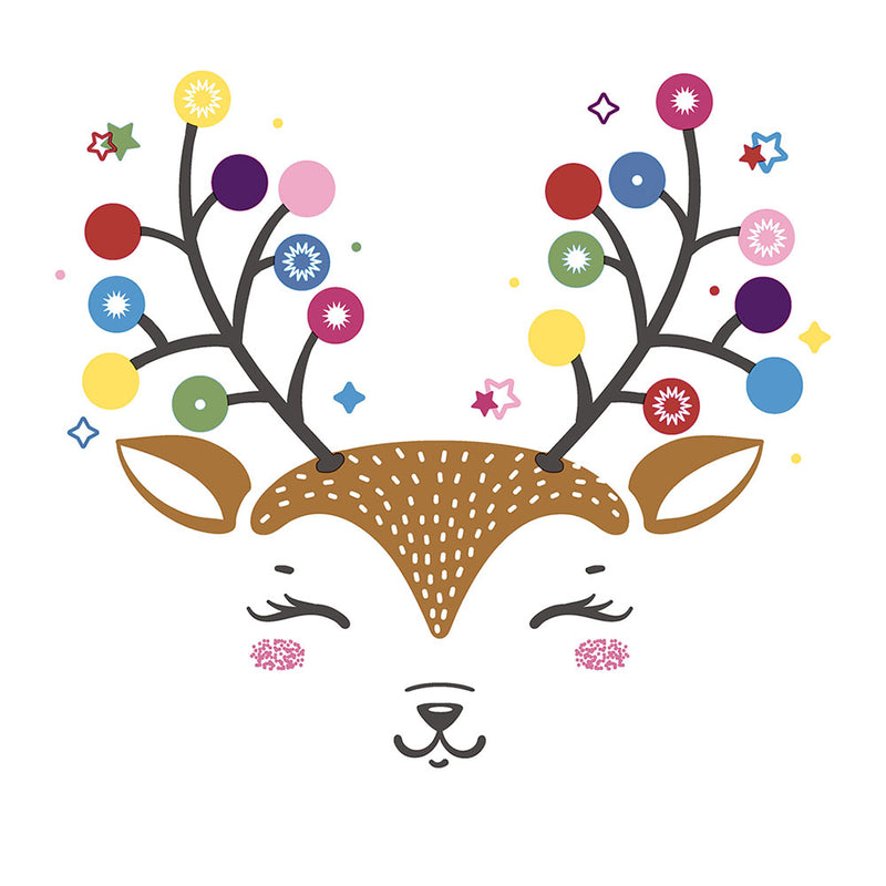 Świąteczne serwetki śniadaniowe Paper+Design w jelenie