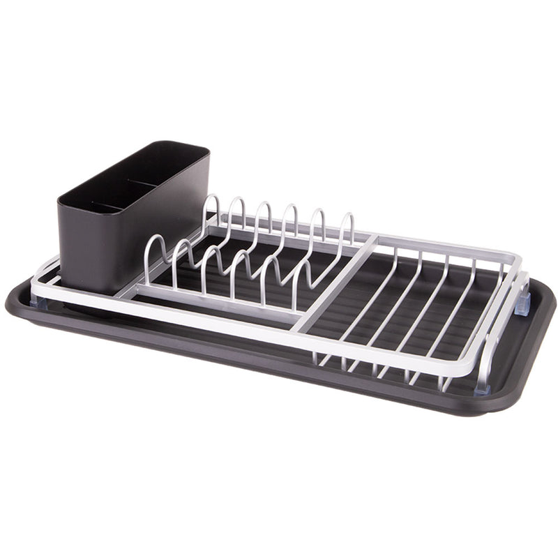 D.Line Aluminium Compact Dish Rack with Draining Board