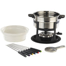 Edge Design 3-in-1 Stainless Steel Fondue Set with Guide