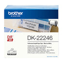 Brat White Continuous Paper Tape