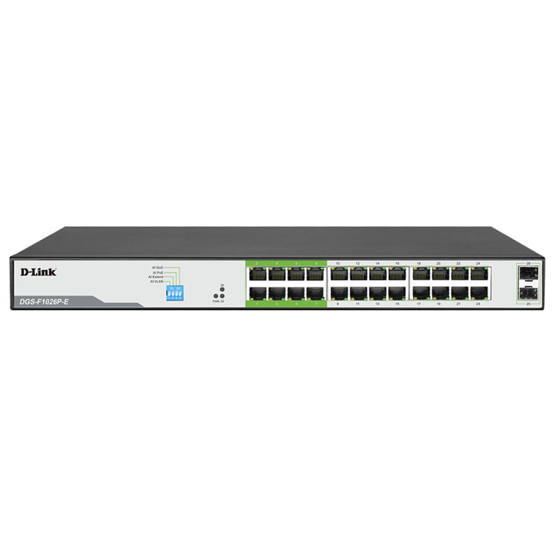 D-Link Gigabit Poe Switch z 2 portów łącza w górę