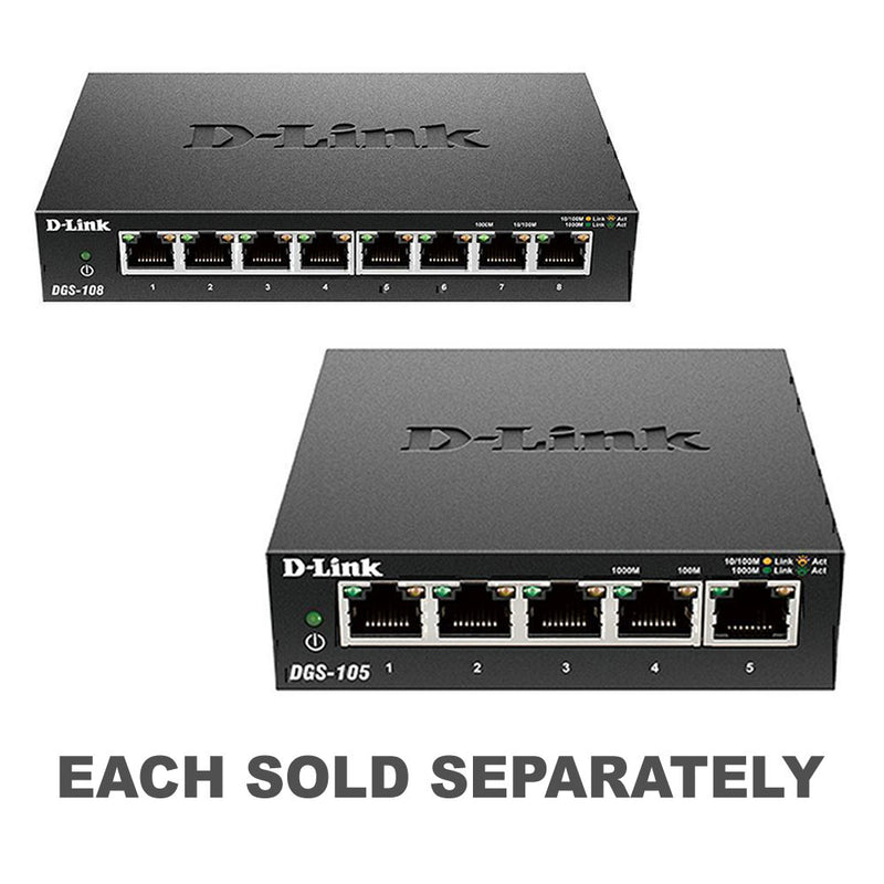 D-Link Metal Housing Gigabit Desktop Switch