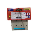 Metal numerowany pierścień nóg 10pk