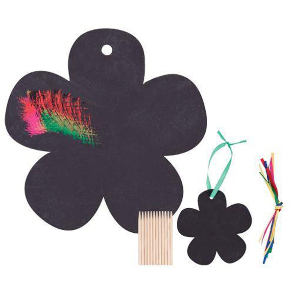 Creative School Supply Scratch Flowers 12pk