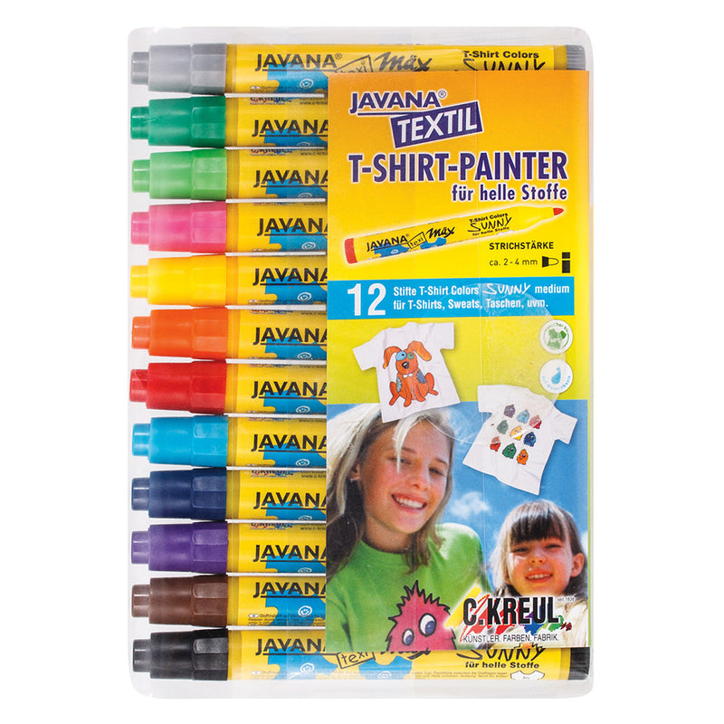 Textile Markers 12pcs