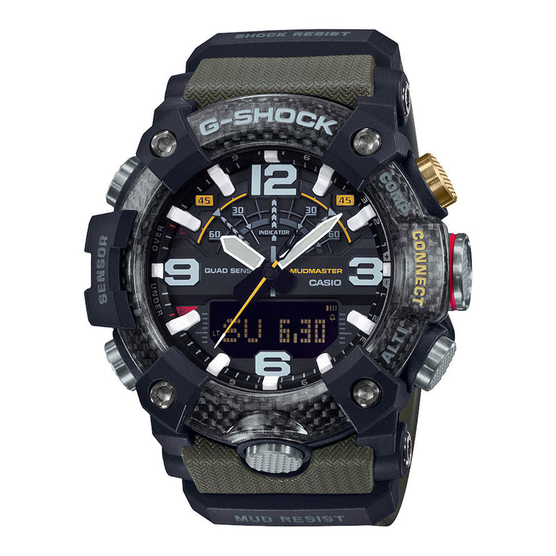 Zegarek Casio G-Shock Mudmaster z czterema czujnikami