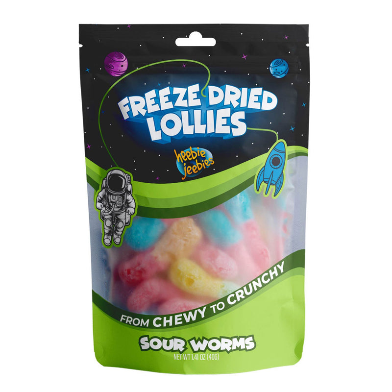 Freeze Dried Sour Worms