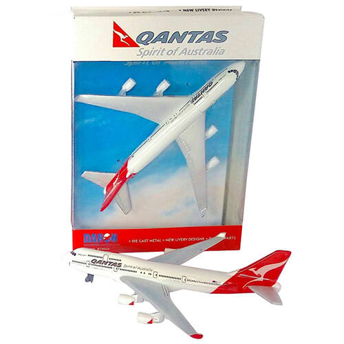 Model samolotu jednopłatowego Realtoy Qantas B747
