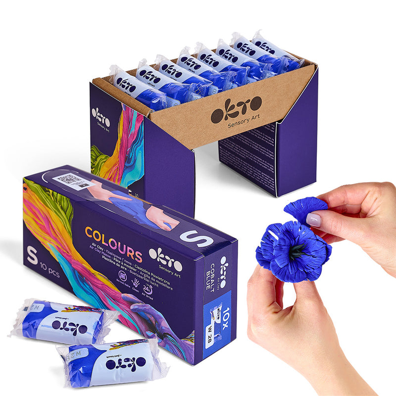 Sensory Art Air Clay Colours S 10pcs