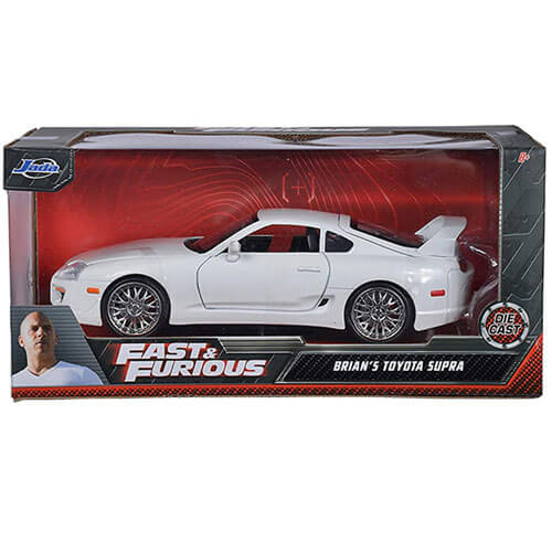 Fast and Furious 1995 Toyota Supra White 1:32 Scale Ride