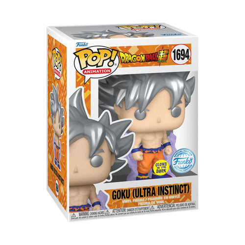 Dragonball Super Goku (Ultra Instinct) US Glow Pop! Vinyl