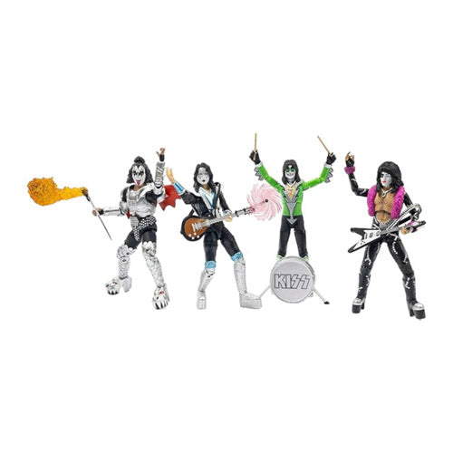 Kiss The Band Vegas Outfits 4-Pack BST AXN 5" Figure Set