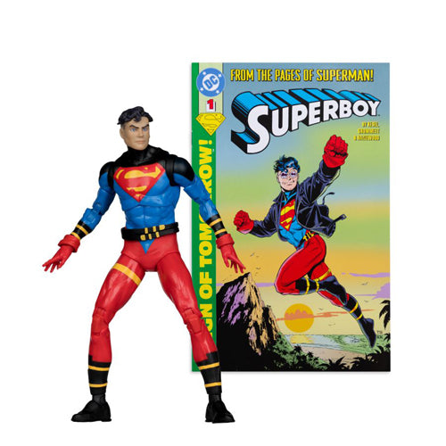 DC Comics Superboy with Comic Return of Superman 7" Figure