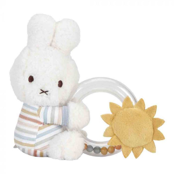 Miffy Vintage Stripes Ring Rattle