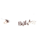 Trznadel z literami w kolorze różowego złota