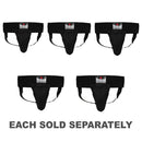 Morgan Classic Elastic Groin Guard with Cup (Black)