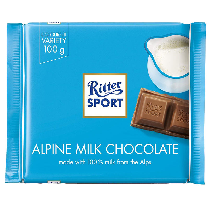 Ritter Sport Alpejskie batoniki czekoladowe (12x100g)