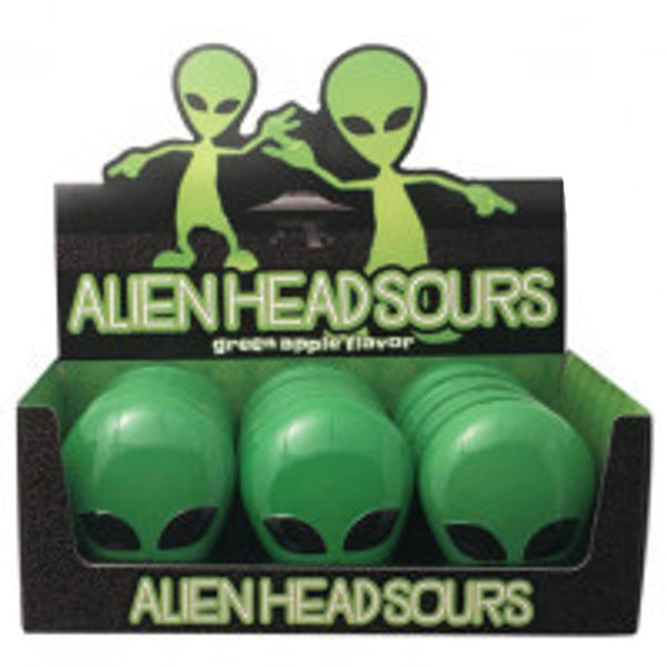 Alien Head Sours Candy