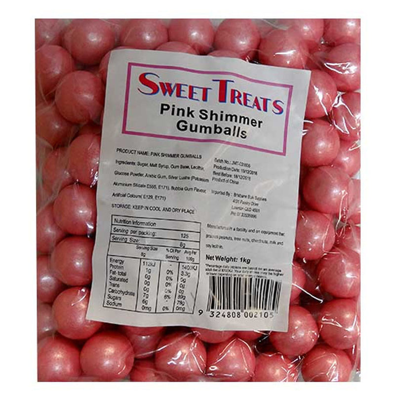 Słodkie smakołyki Shimmer Gumballs Bulk 1 kg