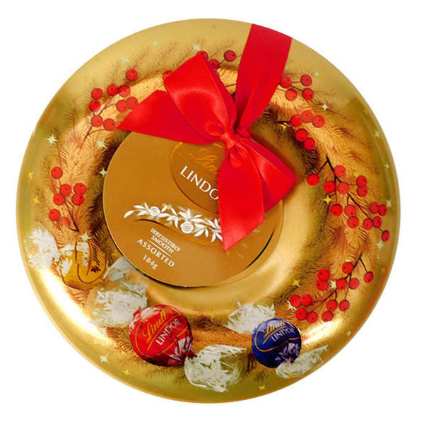 Lindt Lindor Wreath Tin Assortment (184g)