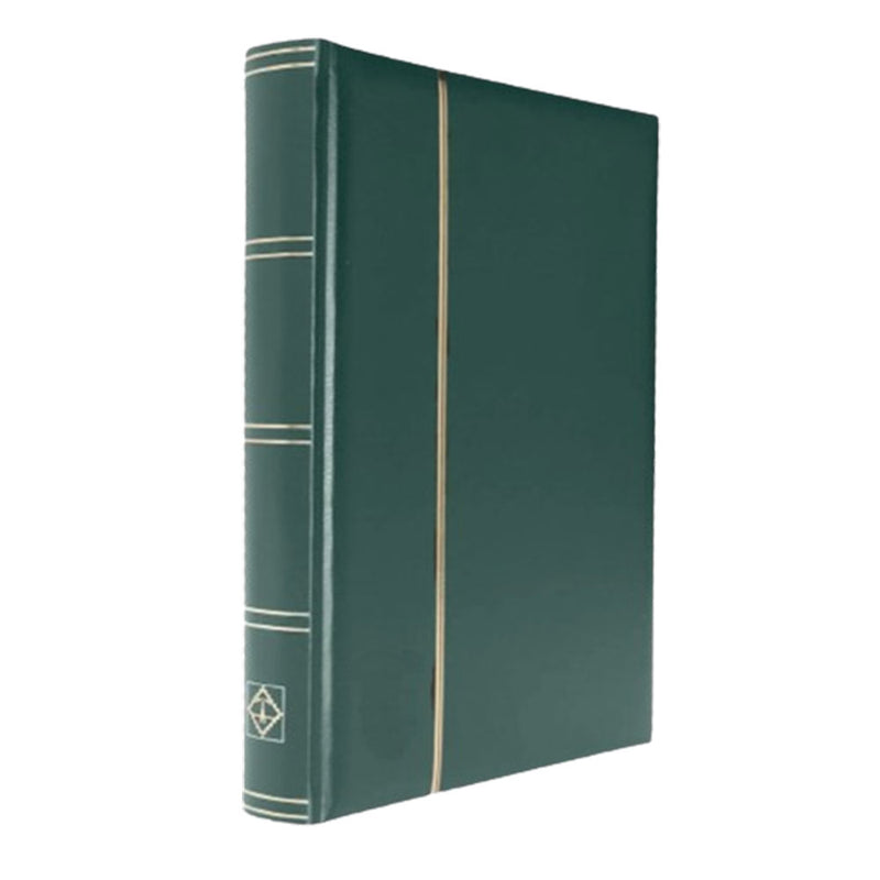 Padded Leatherette A4 Stockbook w/ 32 Black Pages