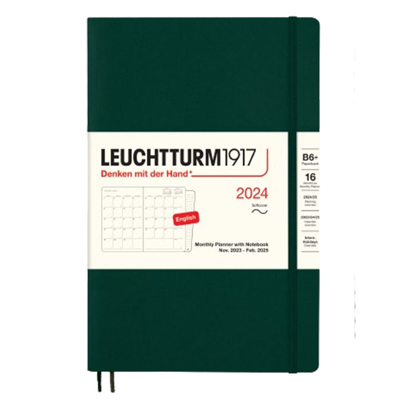 2024 B6+ Monthly Planner & Notebook (oprawa w miękkiej)