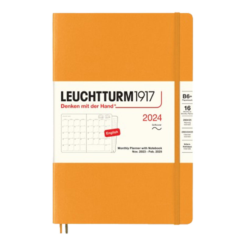 2024 B6+ Monthly Planner & Notebook (oprawa w miękkiej)