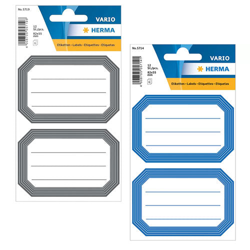 Herma Lined Framed Book Sticker (82x55mm)