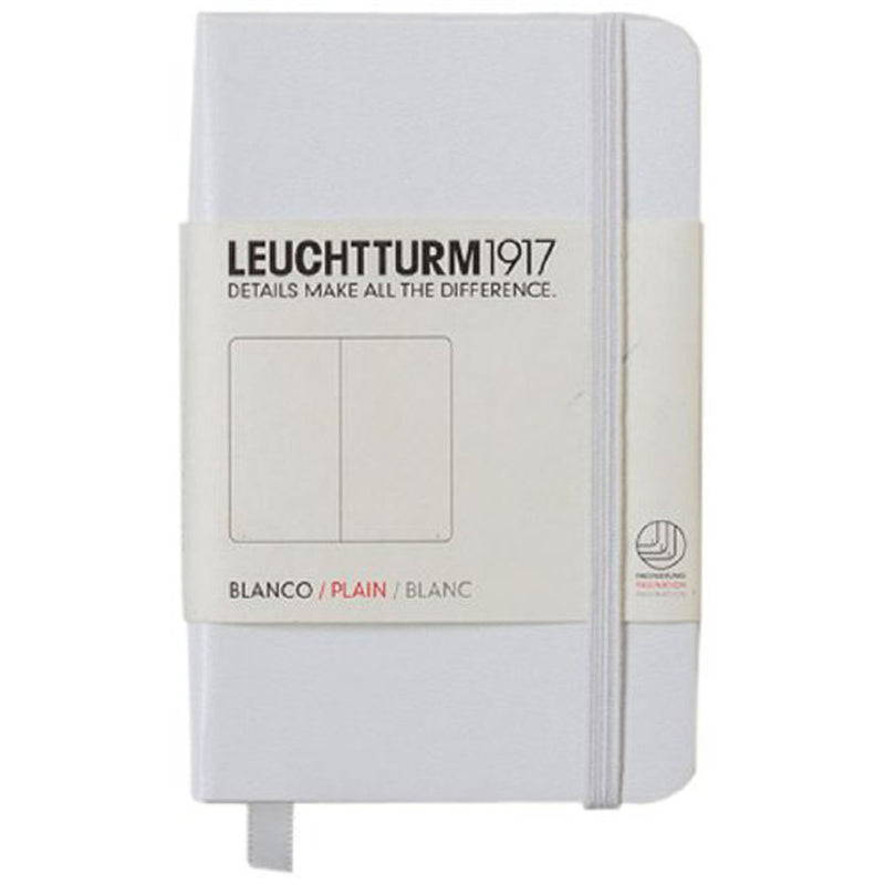 Leuchtturm Hardcover Plain Notebook A7 (White)