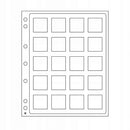 Leuchtturm Encap 2in-Square Pockets Coin Sheets 2pk