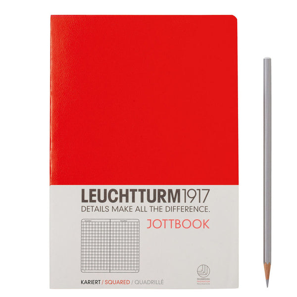 Leuchtturm Jottbook Squared A5 (Red)