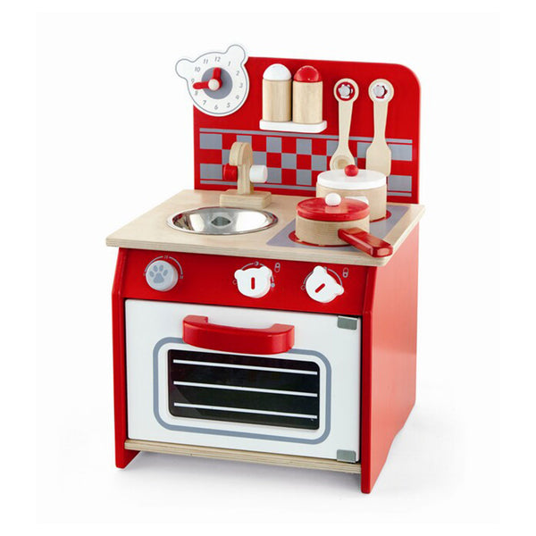 Viga Mini Wooden Toy Kitchen Playset