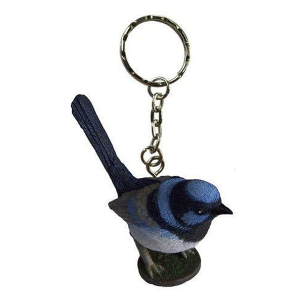 Blue Wren Keychain