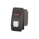 Podwójny przełącznik kołyskowy SPDT z etykietami i pokrywą