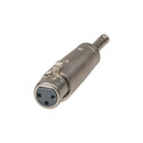 Adapter wtyczki Cannon/XLR na 6,5 mm z 3 pinami